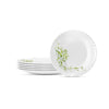 Larah by Borosil Opalware Full Plate - Erba | White | 11 Inch | Set of 6