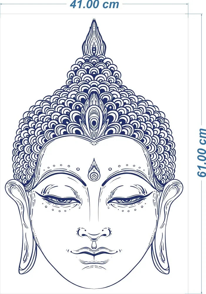 Rangoli White Glossy Vinyl Wall Sticker Premium Self-Adhesive Waterproof Decorative Wall Decal for Bedroom, Living Room, Office & Home Decoration Easy to Apply. Parent-2, Design-1