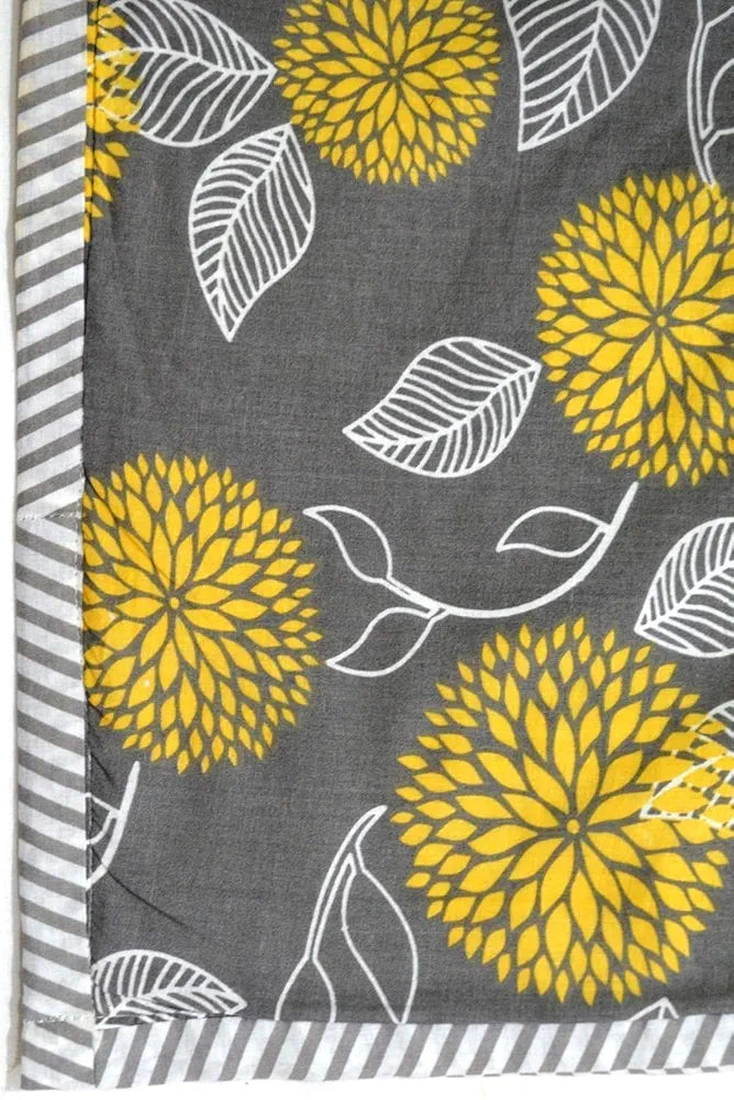 Trance Home Linen 150 GSM Pure Cotton Reversible Dohar Double Bed Size | AC Blanket Comforter | Soft Light-Weight Bed Blanket 