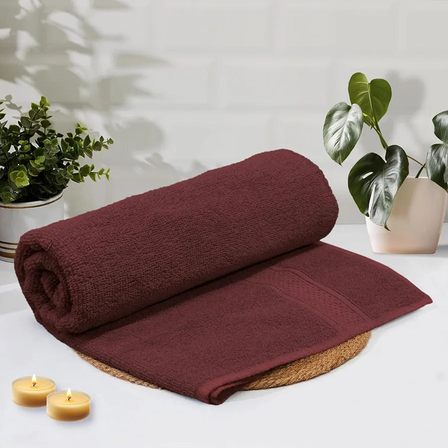 Luxe Home Cotton Bath Towel 450 GSM Quick Dry Large Size Bathroom Towels for Men & Women, Home, Kitchen, Gym, Spa 