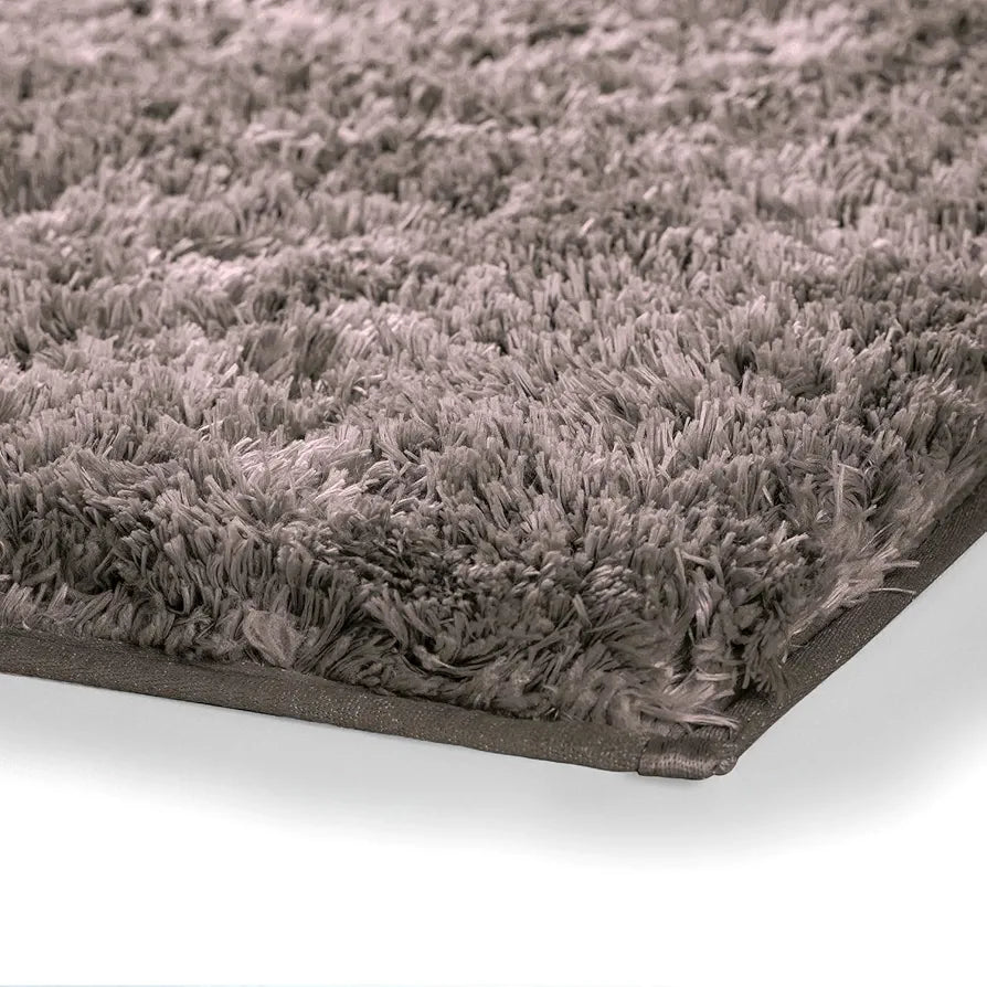 LUXE HOME INTERNATIONAL Carpet Super Soft Anti Slip Vegas Rectangular Rugs For Bedroom,Livingroom,Grey