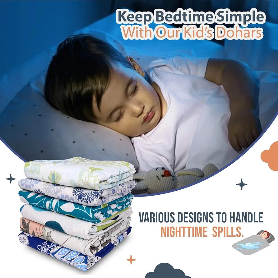 Divine Casa Cotton 120 GSM New Born All Season Ultrasoft Single Baby Blanket for Babies 