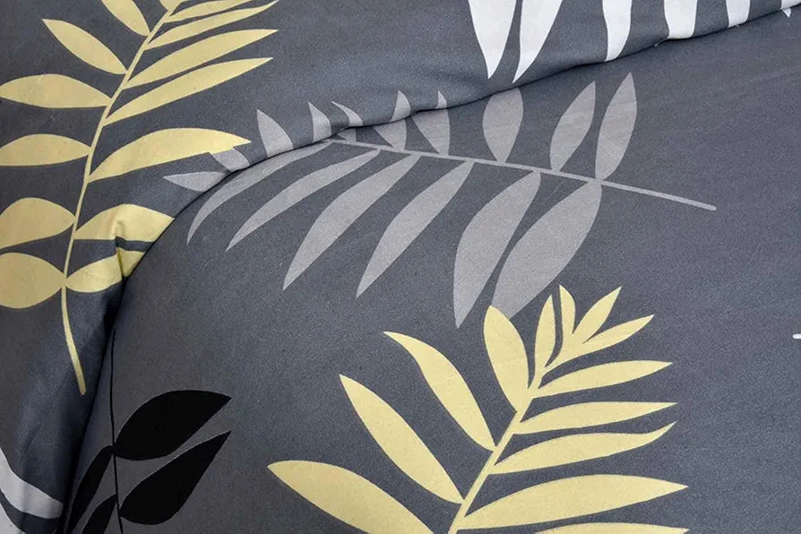 THE HOME STYLE Cotton Feel Glace Cotton Floral Printed King Size Double Bed Bedsheet With 2 Pillow Cover 300 TC_90X100 Inches 