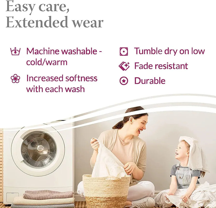 Trance Home Linen Zippered 100% Cotton 200TC Satin Stripe King Size Duvet Cover Quilt Cover Blanket Cover Razia Comforter Cover with 2 Pillow Covers 