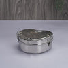 Sumeet Stainless Steel Apple Lunch Box/Tiffin - 650 ml Silver