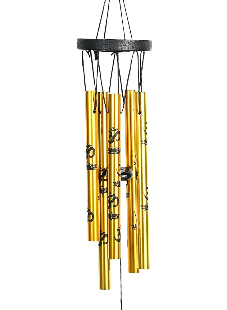 ZAICUS Wind Chimes for Home Balcony Positive Energy - Wind Chime with Om Symbol - Hanging Decorative Items for Balcony – Wind Chimes Feng Shui 