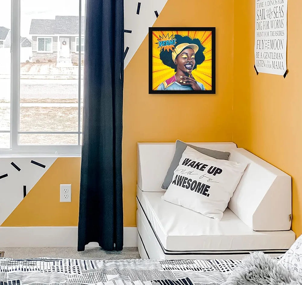 ArtX Paper Pop Art Wall Art, Multicolor, Abstract, 13X13 in, Set of 1 