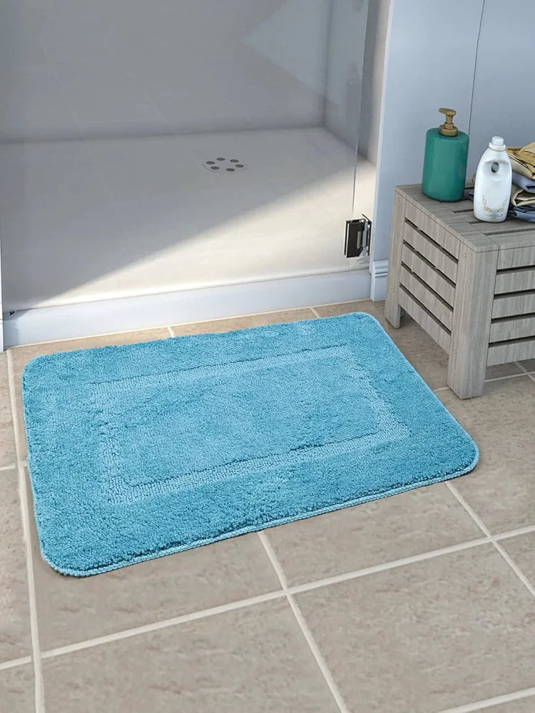SARAL HOME EASY LIVING Microfiber Rectangular Anti Slip Bathmats|Soft & Super Absorbent Mats|Washable, Non-Slip & Quick-Drying Mats for Home/Kitchen/Office/Livig Room|Pack of 1 
