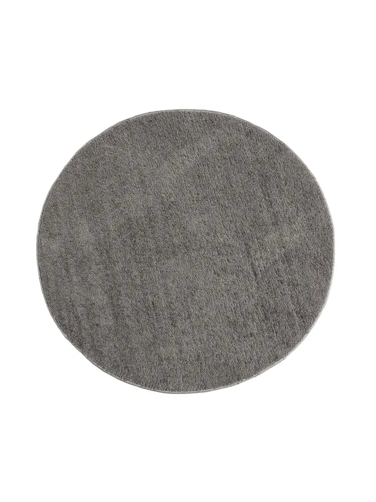 Saral Home Neo Shaggy Yarn Anti-Skid Round Mats 
