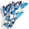 Rangoli Butterfly Wall Stick or Magnet Self Adhesive Removable PVC Design-16