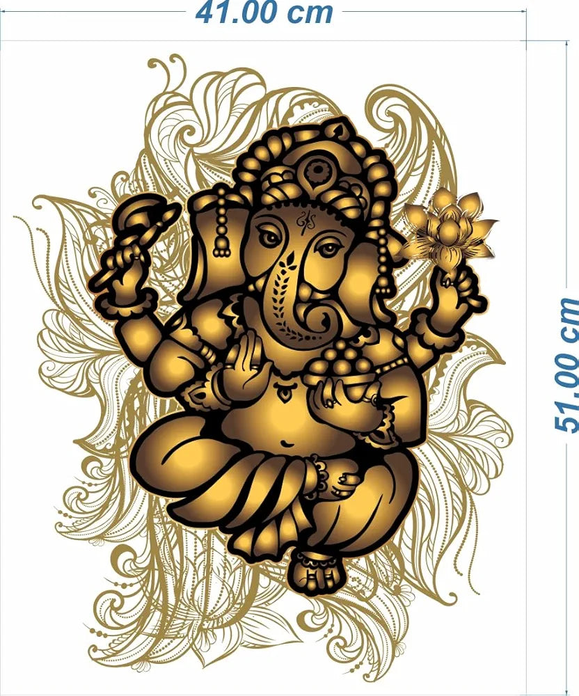 Rangoli White Glossy Vinyl Wall Sticker Premium Self-Adhesive Waterproof Decorative Wall Decal for Bedroom, Living Room, Office & Home Decoration Easy to Apply. Parent-2, Design-11