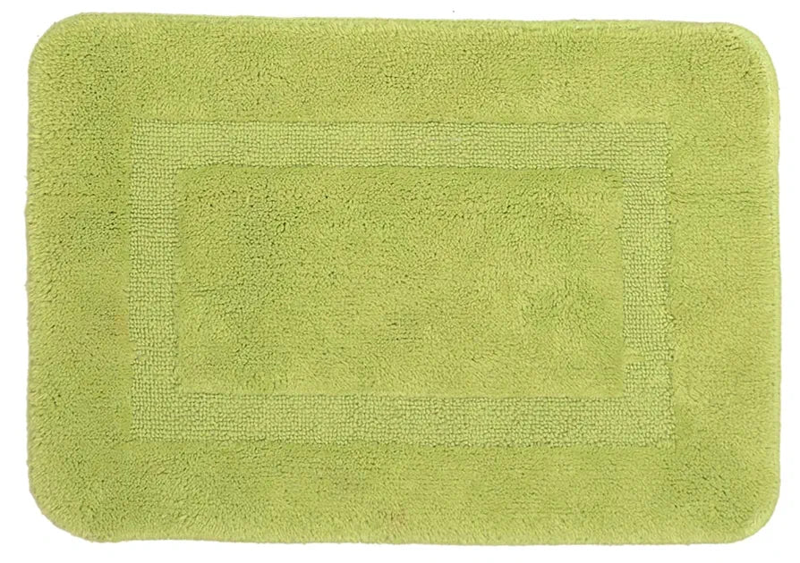 Saral Home Cotton Anti Slip Bathmat Set with Contour- 