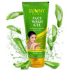 Sunny Herbals Face Wash Gel Enriched With Aloevera Neem & Tulsi - 110 gms