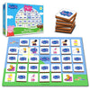 Wembley Peppa Pig Magnetic Memory Match Game for Kids Puzzle 32 Tiles with 64 Picture Icons