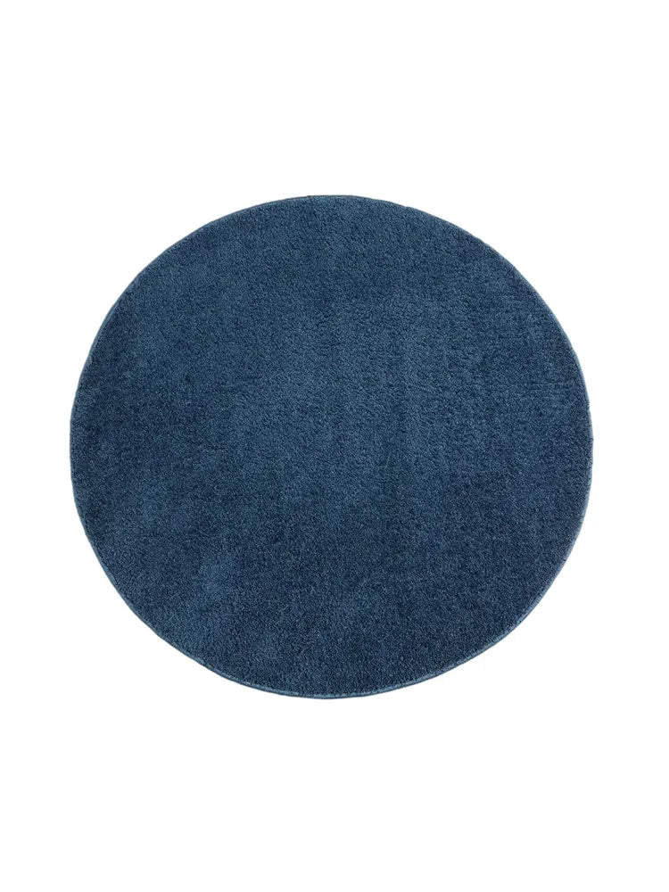 Saral Home Neo Shaggy Yarn Anti-Skid Round Mats 