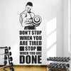 StickMe Gym Fitness Bodybuilding Office Sports Workout Boxing Inspirational Quotes Wall Sticker -SM785