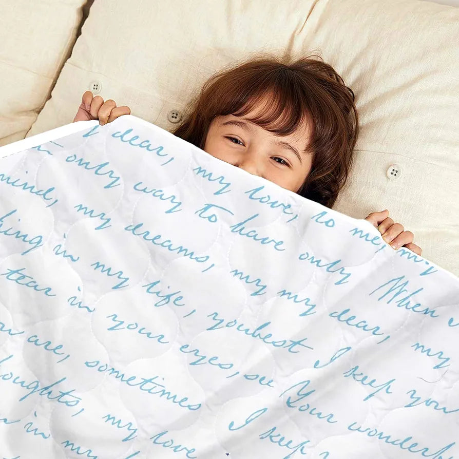 Divine Casa 120 GSM Microfiber Reversible Kids Single Bed Comforter | Ultra-Soft Toddler Blanket | Lightweight & Cozy | All-Season Bedding for Babies & Kids | 135 x 100 cm, Blue Topaz