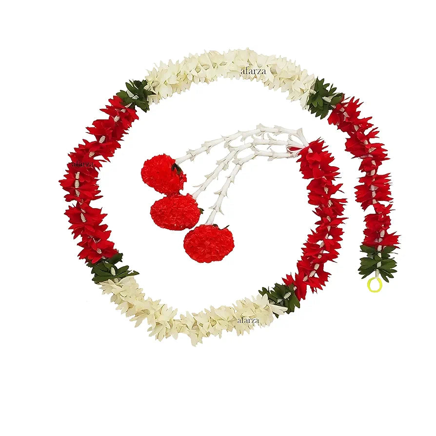 AFARZA; CHOICE GOOD FEEL GOOD Artificial Flower Garland Toran For Door Entrance Home Decoration Hanging 4 Pieces 5 Feet 