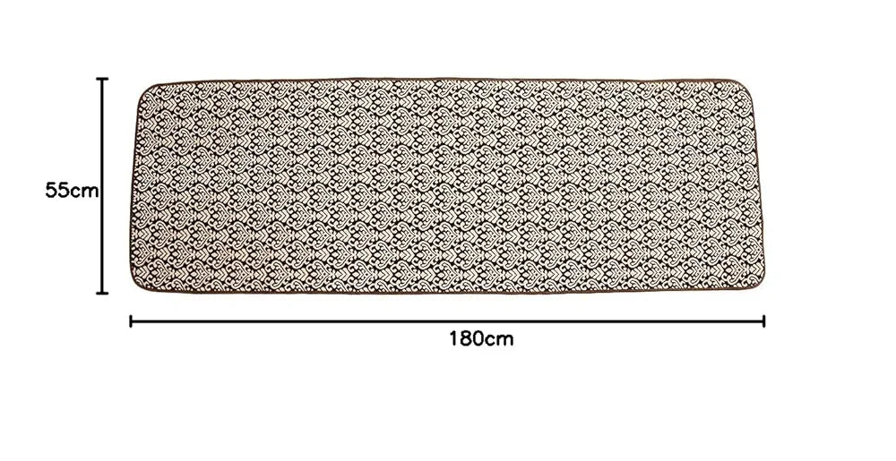 Saral Home Fleur Designer Soft Cotton Durable & Washable Multipurpose Runner for Home/Kitchen/Living Area/Lobby/Office with Anti Skid Backing 
