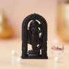 Ecraftindia Black Metal Handcrafted Shri Ram Statue Holding Bow & Arrow Decorative God Idol | Ayodhya Ram Lalla Idol