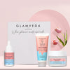 Glamveda Korean Glass Skin Rice & Ceramide 3 Step Daily Skincare Routine