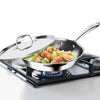 Milton Pro Cook 20 Cm Frying Pan Triply Stainless Steel With Lid, 1.2 Litre - 1106 gms