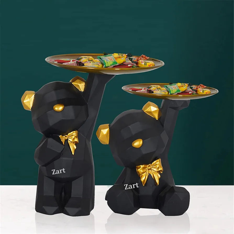 ZART Cool Dog Showpiece for Home Decor Showpiece, Dog Platter Showpiece for Home Decorative Showpiece 