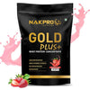Nakpro Gold Plus+ Whey Protein Concentrate Strawberry Flavour - 1000 gms