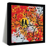ArtX Bird Abstract Big Canvas Painting For Bedroom With Frame