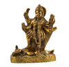 The Advitya Brass Maa Kali Statue | Goddess Mahakali Idol on Shiva | Hindu Religious Idol for Home Office Puja Gifting