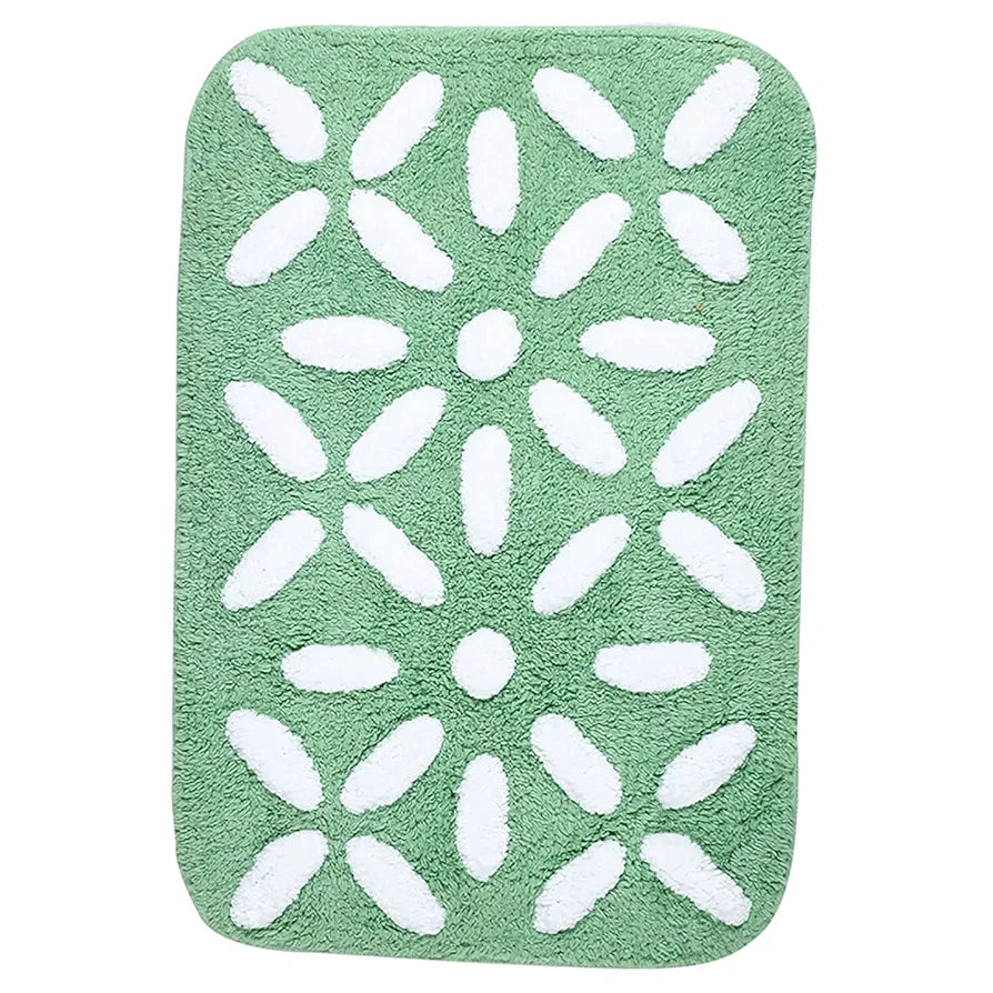 Saral Home Cotton Bathmat with Contour mat