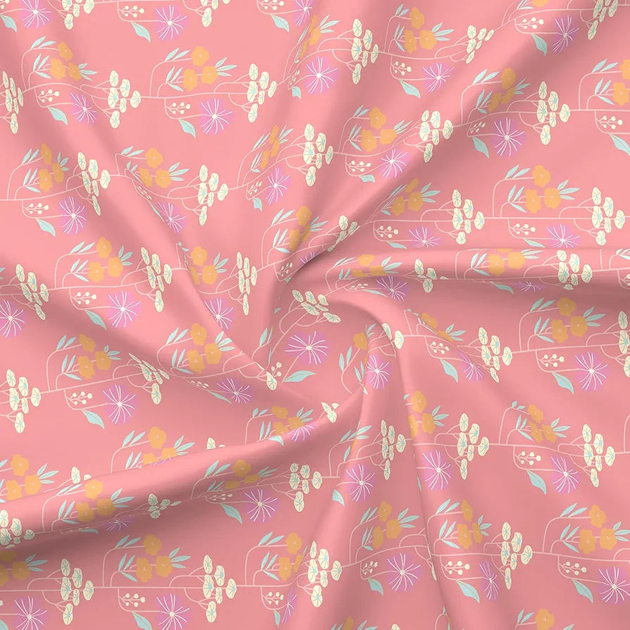 Layers Basicx 100% Cotton Bedsheet Set for All Seasons - Lightweight, Moisture Absorbent, Machine Washable & Easy to Care - Gift for Housewarming & More - 120 TC - Queen Size 