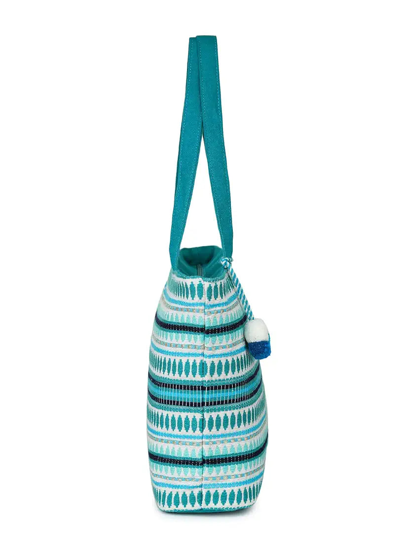 ALII AND ALIIZEY Tote Bag for Women with Zip | College Bag for Girls | Shopping & Grocery Bag |Multi-Purpose Bag