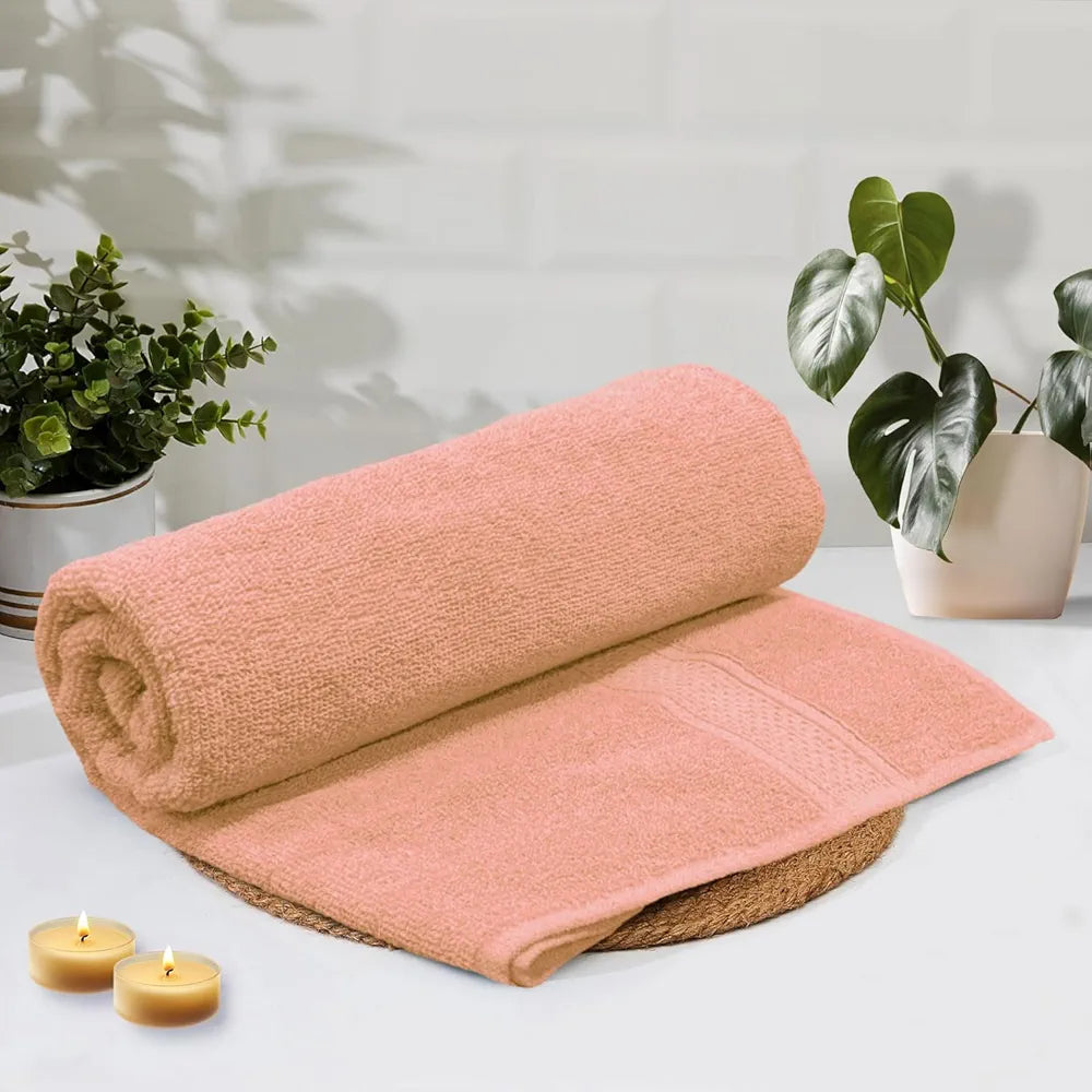 Luxe Home Cotton Bath Towel 450 GSM Quick Dry Large Size Bathroom Towels for Men & Women, Home, Kitchen, Gym, Spa 