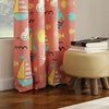 Urban Space Digital Printed Blackout Curtains for Door Bedroom Room Darkening Blackout Kids Decorative Curtains, 1 Piece Curtain Nemo Terra