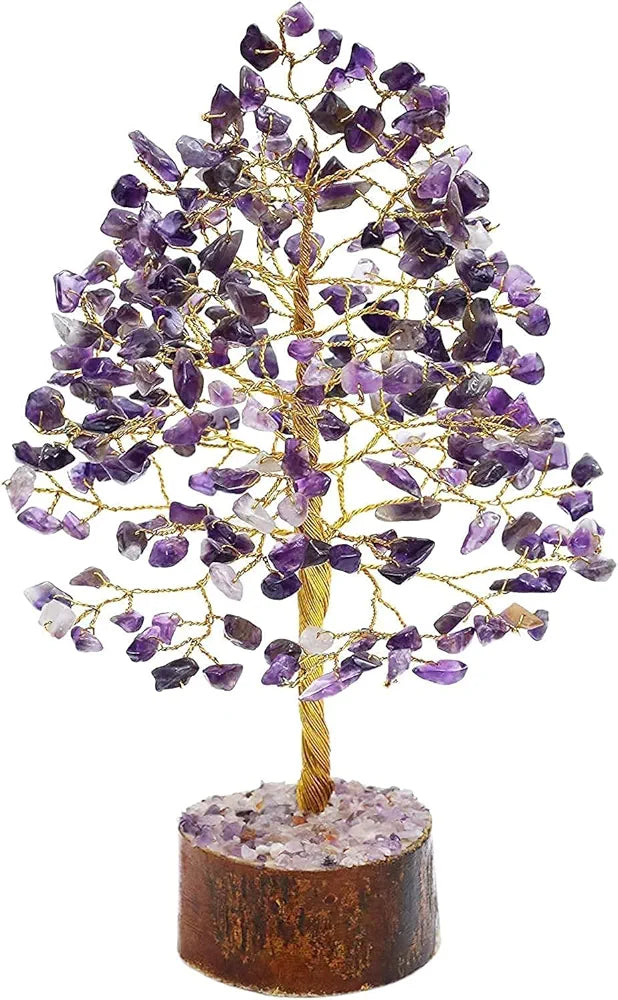 ZAICUS Amethyst Crystal Tree | Gemstone | Purple Office Supplies | Healing | Money | Amethyst |Bedroom Décor