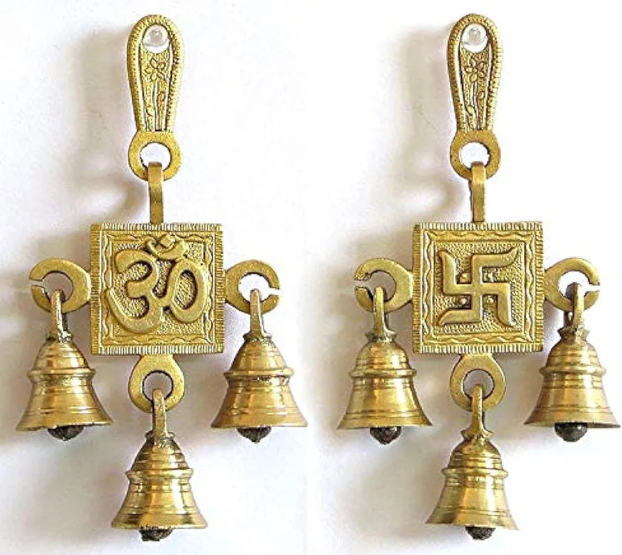UAPAN Brass Hanging Bells Religious , 15 cm