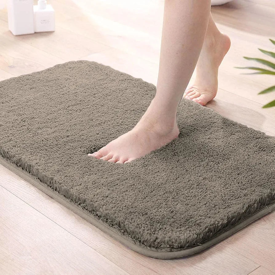 Luxe Home Bath Mat Super Soft Non Slip Vegas Mats for Bathroom, Kitchen, Bedroom, and Door  Pack of 1