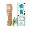 Vega Neem Hair Combs for Women & Men | Reduce Hairfall | Suited for All Hair Types