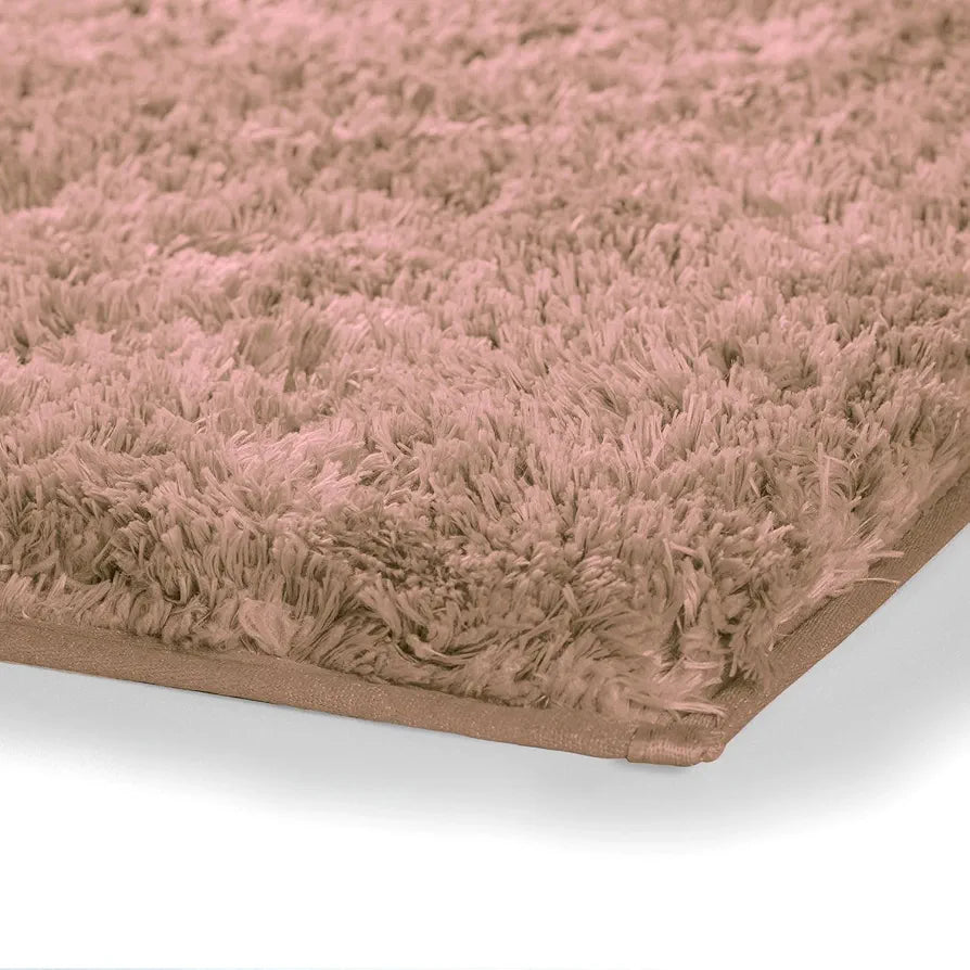 LUXE HOME INTERNATIONAL Microfiber Bath Mat Super Soft Non Slip Vegas Rectangular Mats For Bathroom,DoorPack of 1