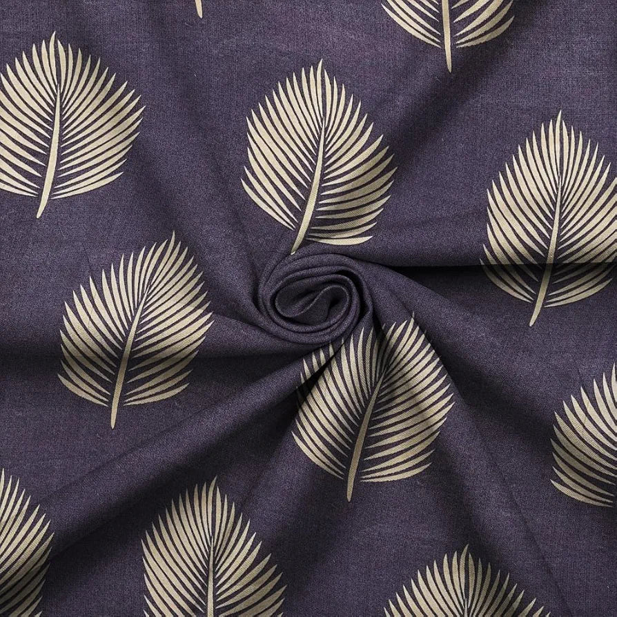 HOMEKART Leaves 180 Tc Ultra Super Soft Cotton Feel Microfiber Double Bedsheet with Two Pillow Covers for Your Bedroom 