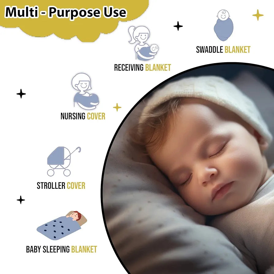 Divine Casa 120 GSM Microfiber Reversible Kids Single Bed Comforter | Ultra-Soft Toddler Blanket | Lightweight & Cozy | All-Season Bedding for Babies & Kids | 135 x 100 cm, Dark Sapphire