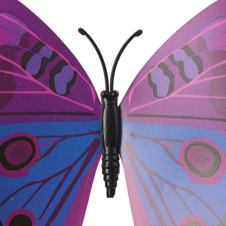 Rangoli Butterfly Wall Stick or Magnet for Home, Office, Kids Room Décor Self Adhesive Removable PVC. Design-18