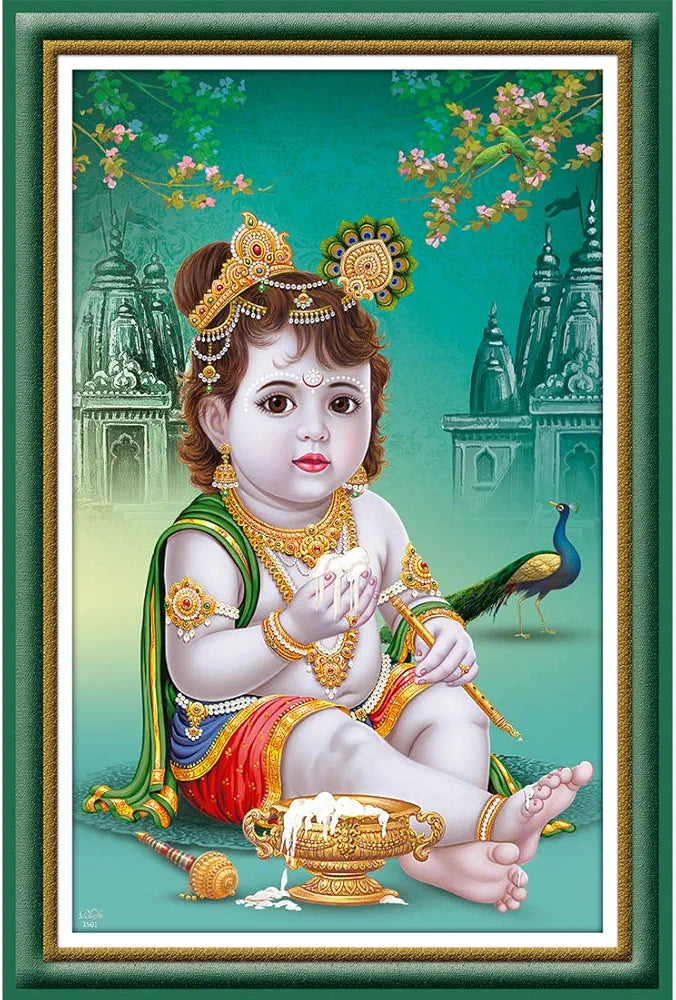 Rangoli MDF Wall Stick Decorative Panel 12x18 Wall Art for Home, Living Room, Bedroom, Office & Decoration. P-1, Design-3