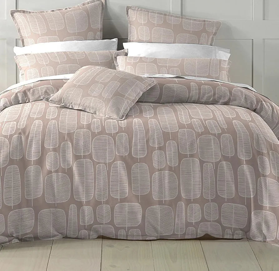 THE HOME STYLE Cotton Elastic Fitted All Around Printed King Size Double Bed Bedsheet wih 2 Pillow Cover 