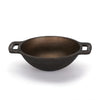 Sumeet Super Smooth Gold Series Pre Seasoned Cast Iron Small Kadai for Fry 950 ml