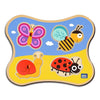 Mini Leaves Insects Friends Jumbo Knob Wooden Puzzle | Knob Puzzles for Kids for Age 1 and Above | Educational Puzzle