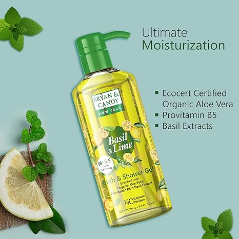 Bryan & Candy Shower Gel With Aloe Vera Body Wash - 500 ml