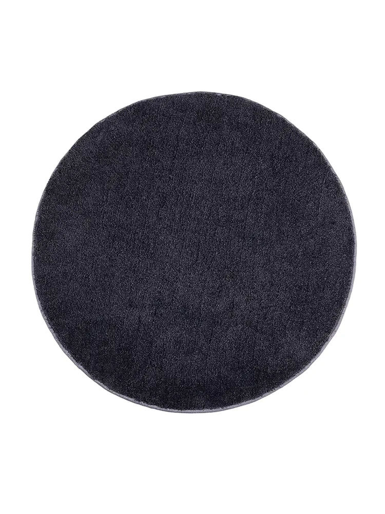 Saral Home Neo Shaggy Yarn Anti-Skid Round Mats 