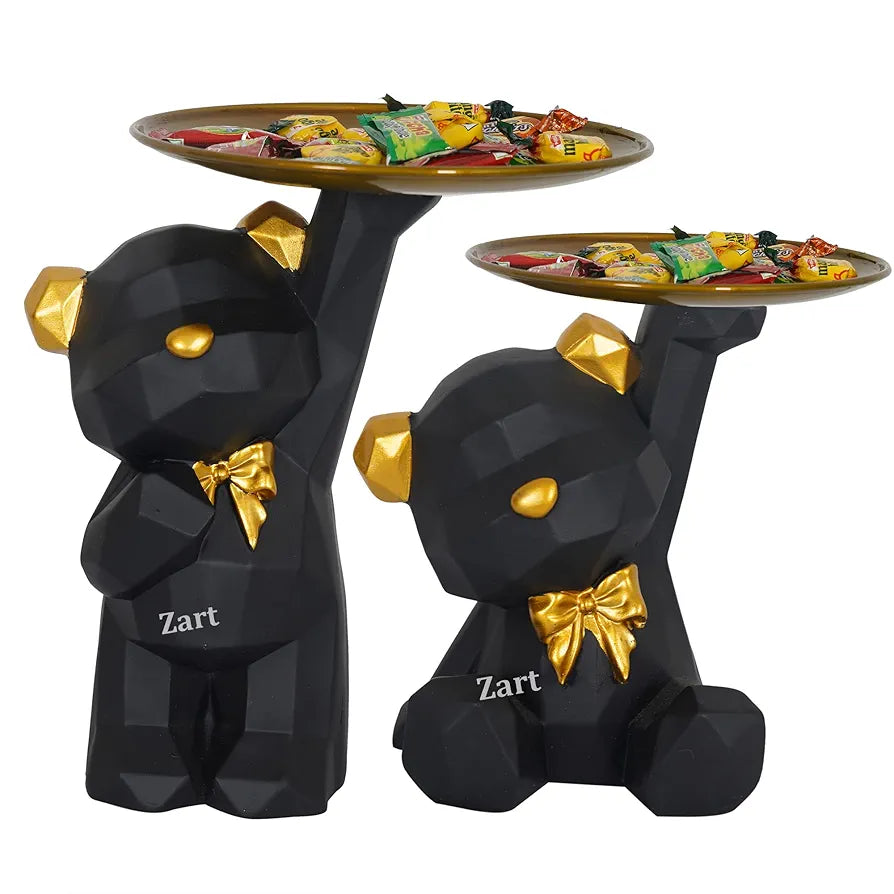 ZART Cool Dog Showpiece for Home Decor Showpiece, Dog Platter Showpiece for Home Decorative Showpiece 